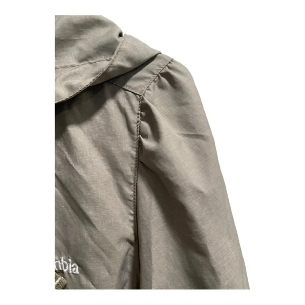 Columbia Omni-Shade Hooded Zip-Up Light Windbreaker Jacket Women’s sz Small EUC‎